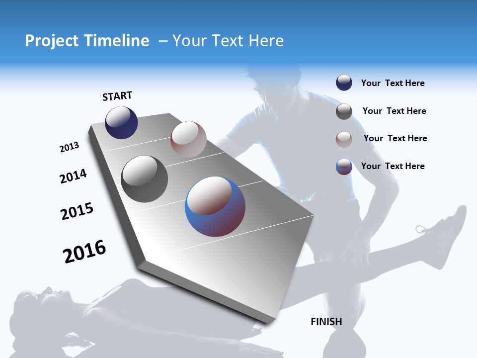 Suffering Trainer Gymnastic PowerPoint Template