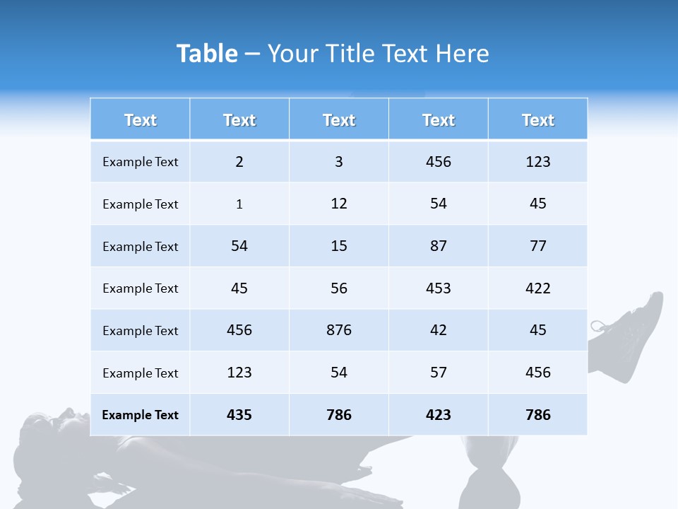 Suffering Trainer Gymnastic PowerPoint Template