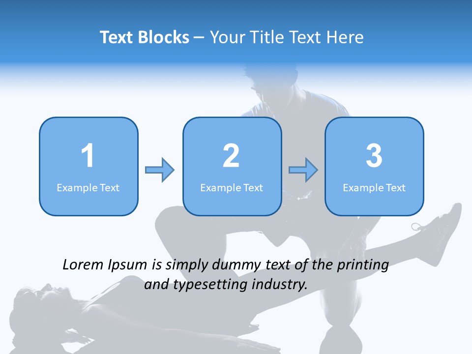 Suffering Trainer Gymnastic PowerPoint Template