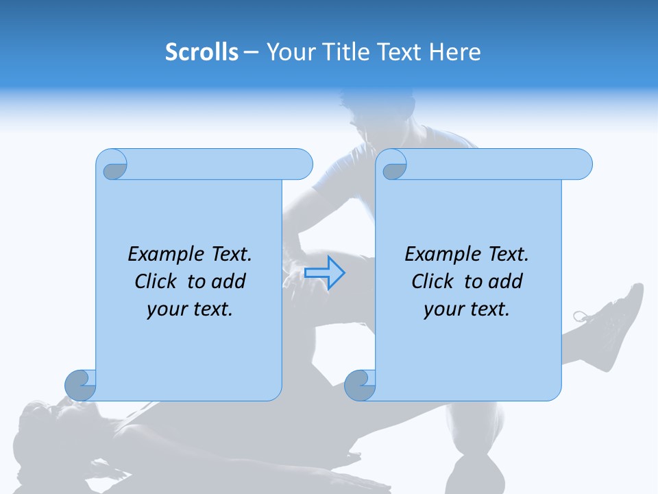 Suffering Trainer Gymnastic PowerPoint Template