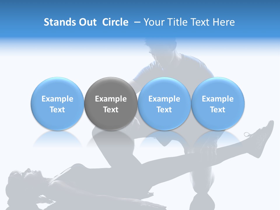 Suffering Trainer Gymnastic PowerPoint Template