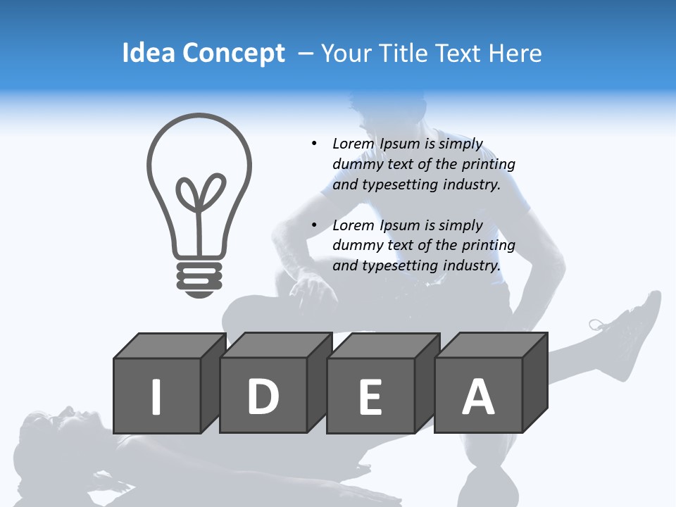 Suffering Trainer Gymnastic PowerPoint Template