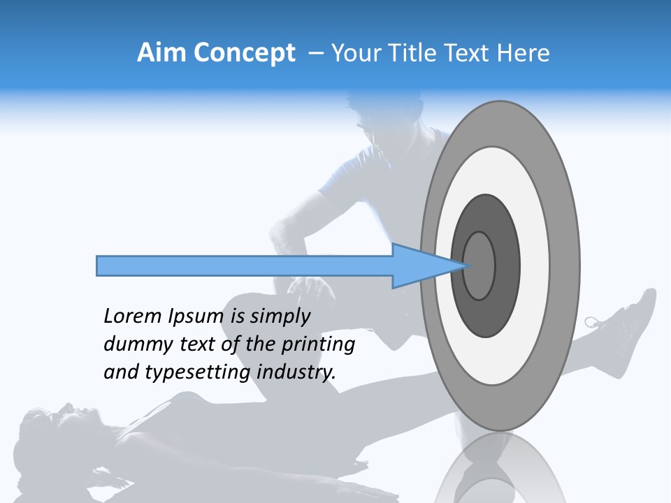 Suffering Trainer Gymnastic PowerPoint Template