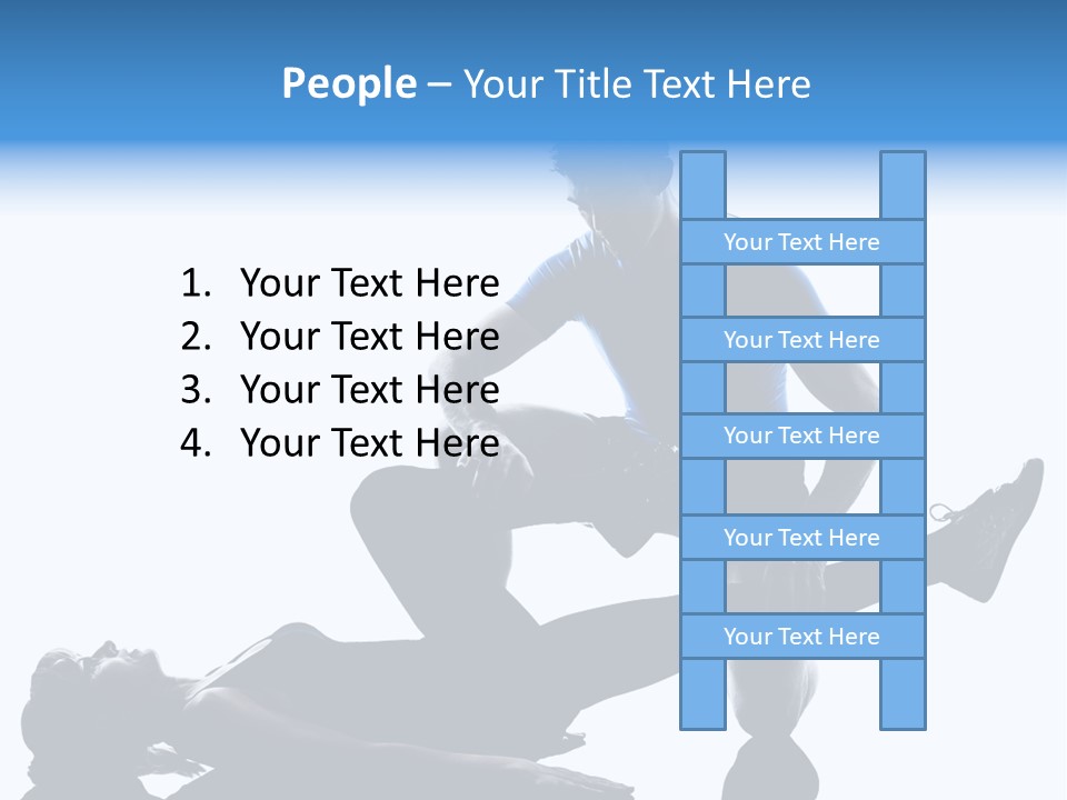 Suffering Trainer Gymnastic PowerPoint Template