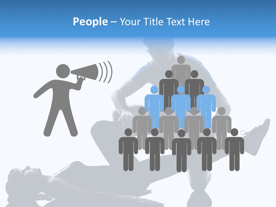 Suffering Trainer Gymnastic PowerPoint Template