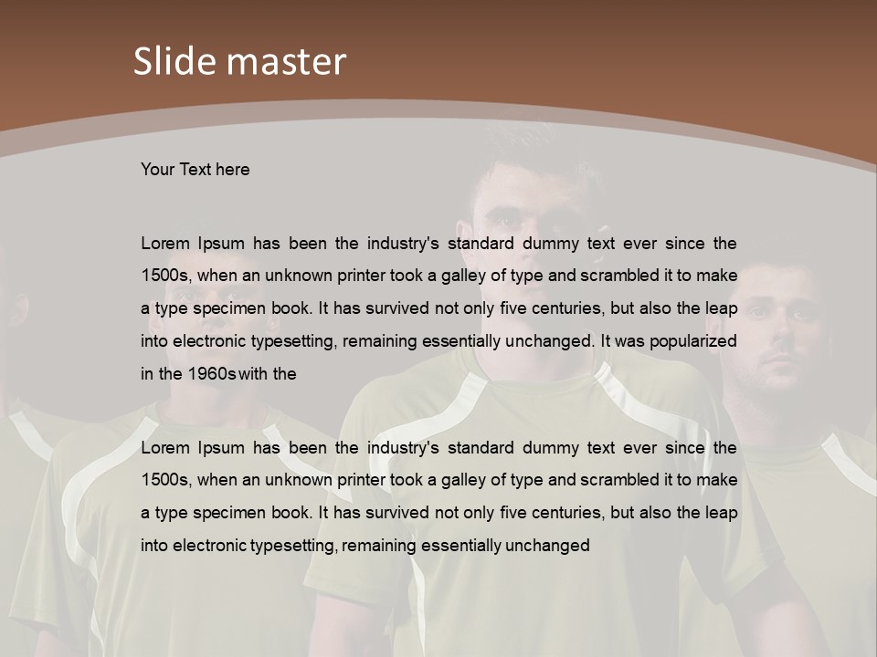 Background Play Male PowerPoint Template