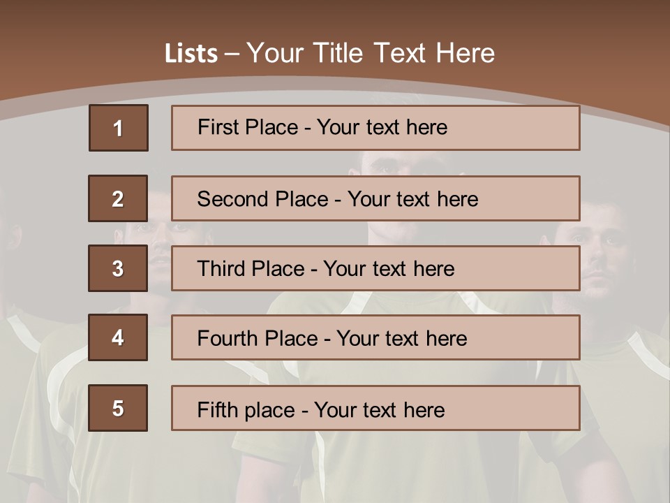 Background Play Male PowerPoint Template