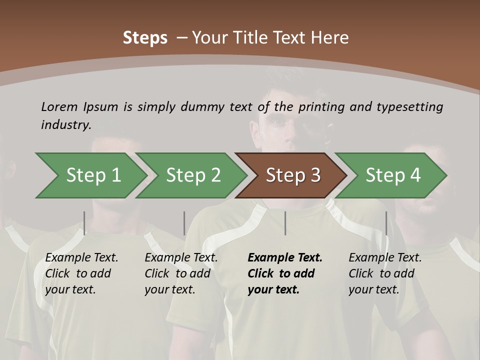 Background Play Male PowerPoint Template