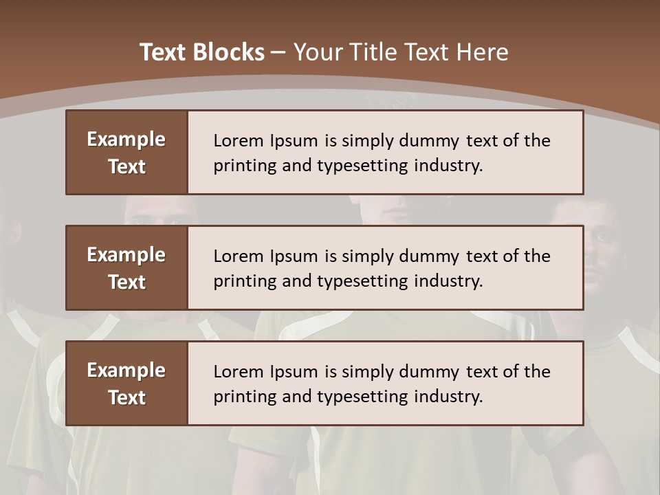 Background Play Male PowerPoint Template