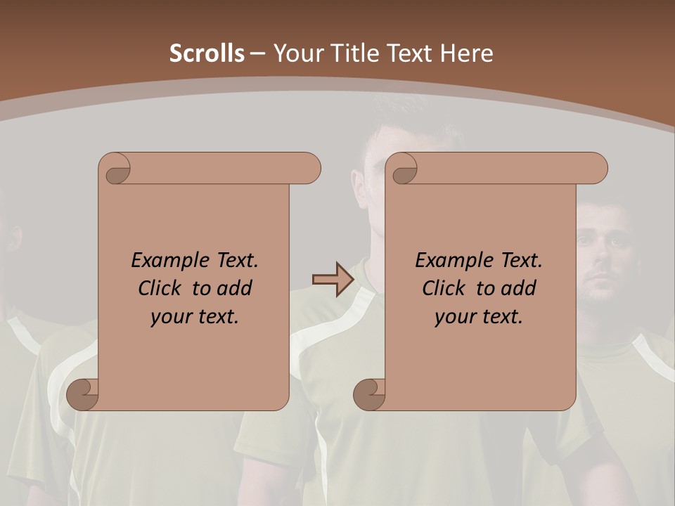 Background Play Male PowerPoint Template