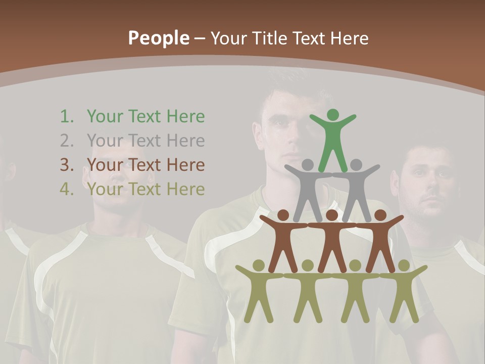 Background Play Male PowerPoint Template