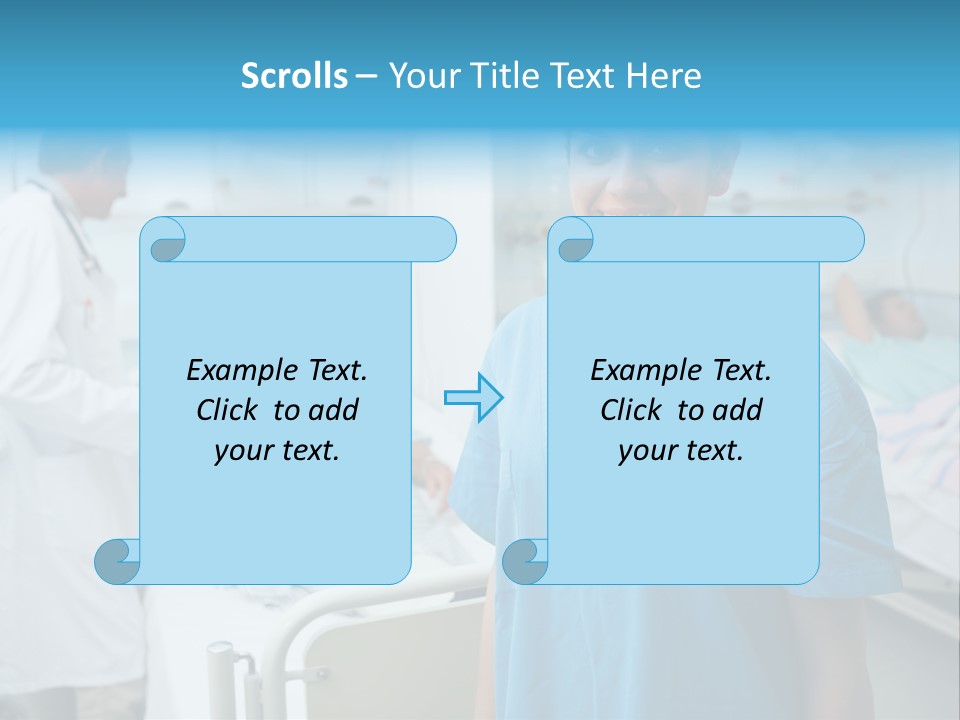 Focus Shot Childhood Bedroom PowerPoint Template