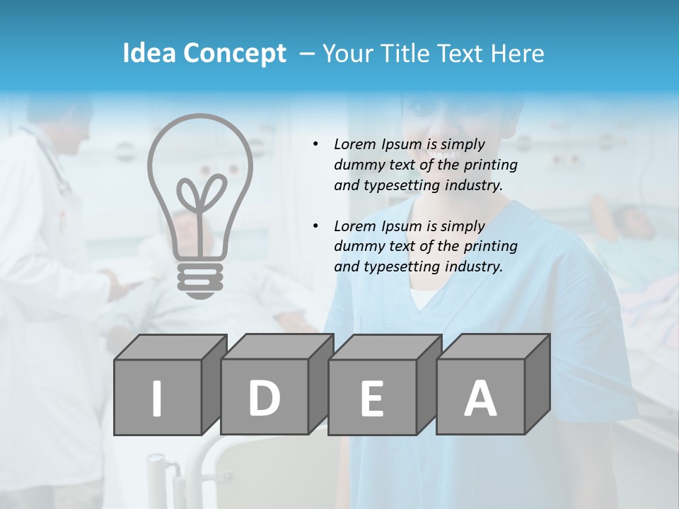 Focus Shot Childhood Bedroom PowerPoint Template