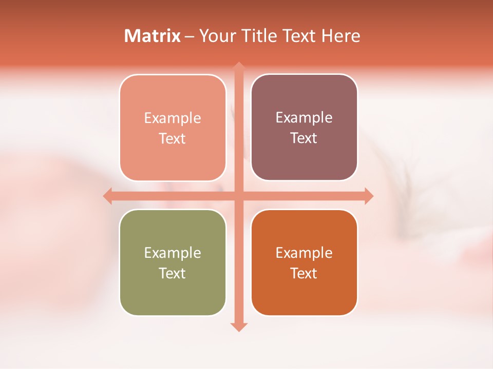 A Baby Is Sleeping On A White Blanket PowerPoint Template