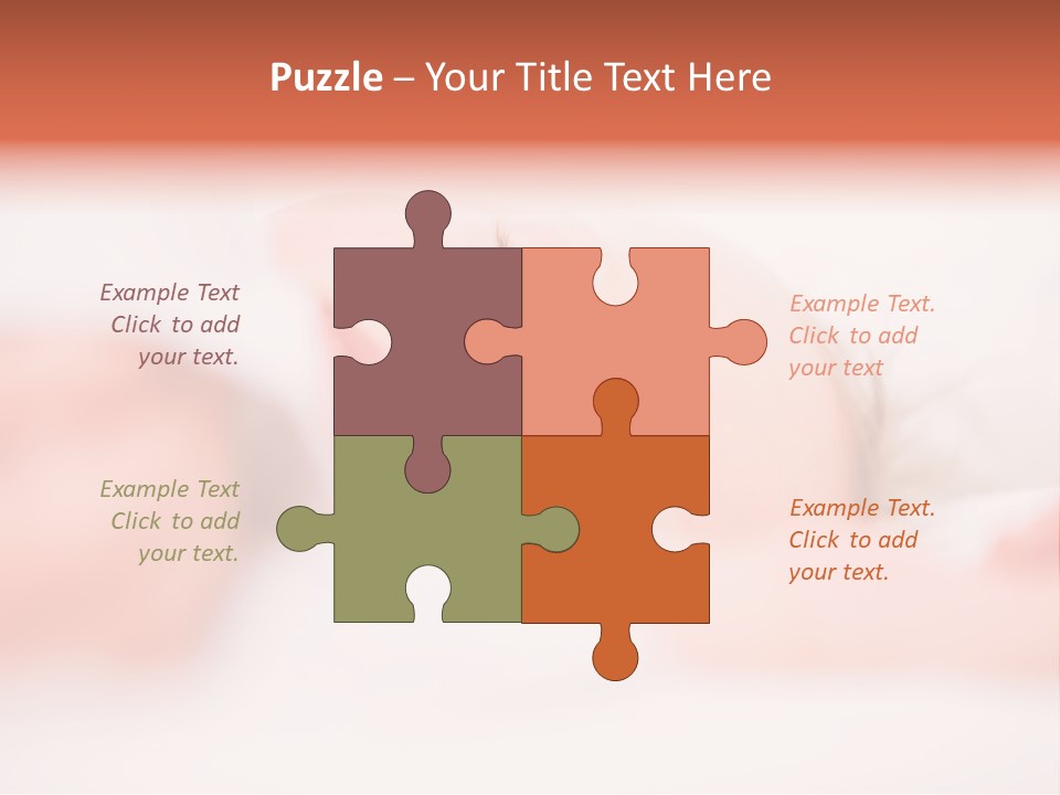 A Baby Is Sleeping On A White Blanket PowerPoint Template