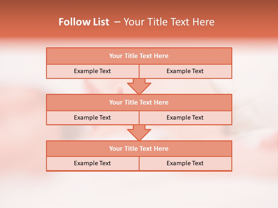 A Baby Is Sleeping On A White Blanket PowerPoint Template