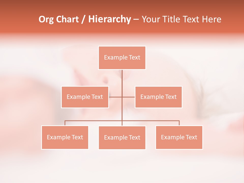 A Baby Is Sleeping On A White Blanket PowerPoint Template