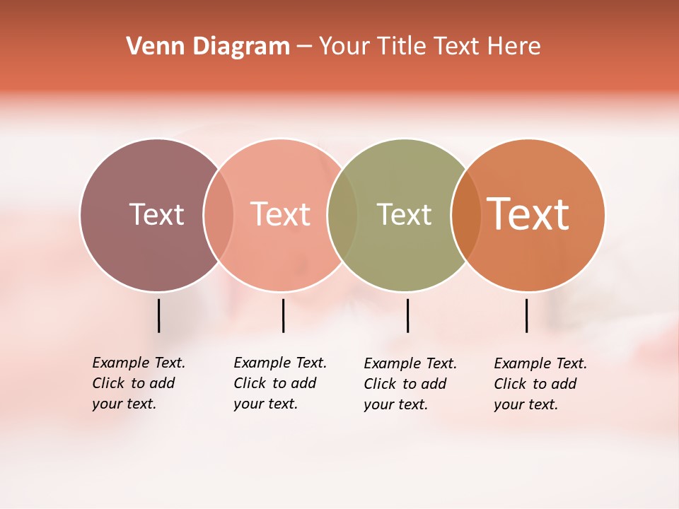 A Baby Is Sleeping On A White Blanket PowerPoint Template