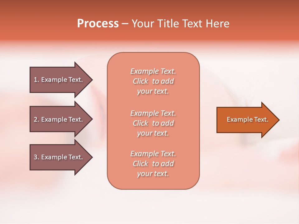 A Baby Is Sleeping On A White Blanket PowerPoint Template