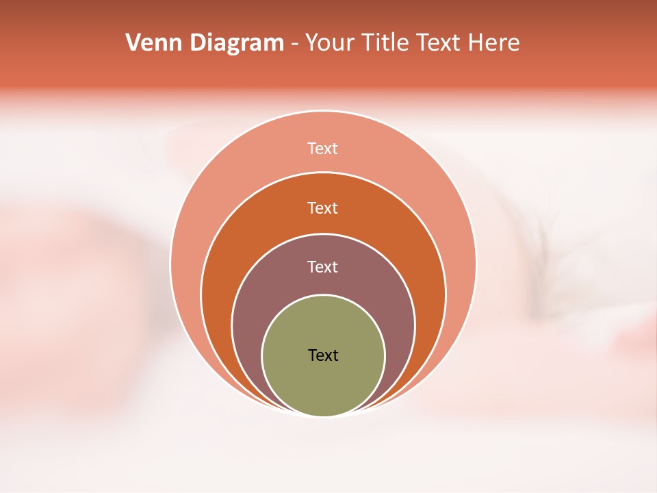 A Baby Is Sleeping On A White Blanket PowerPoint Template