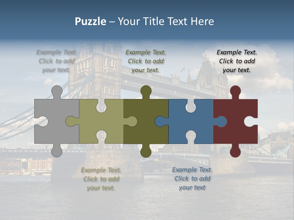 Gear Bike Cogs PowerPoint Template