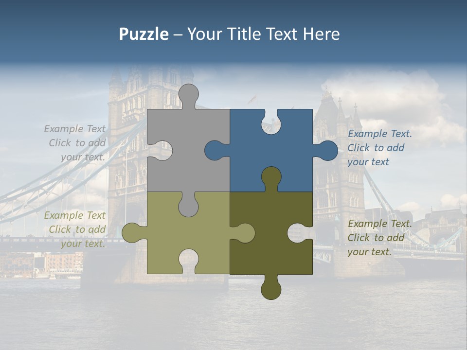 Gear Bike Cogs PowerPoint Template