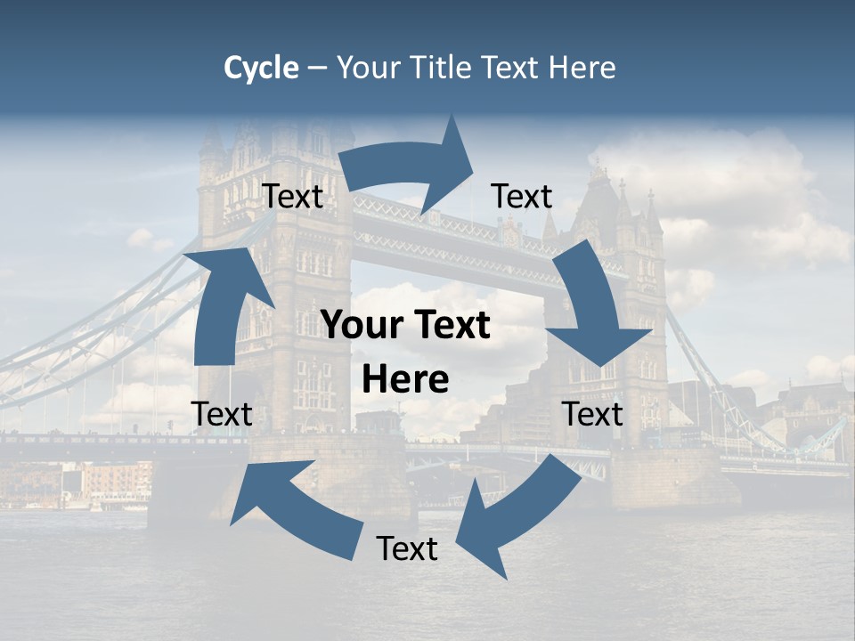 Gear Bike Cogs PowerPoint Template