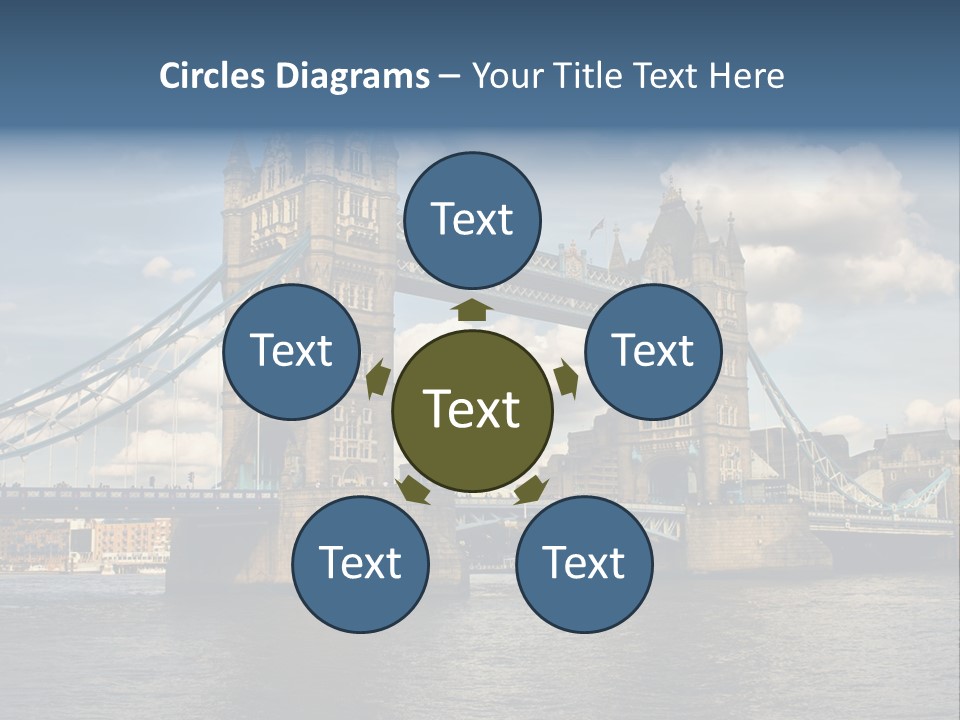 Gear Bike Cogs PowerPoint Template