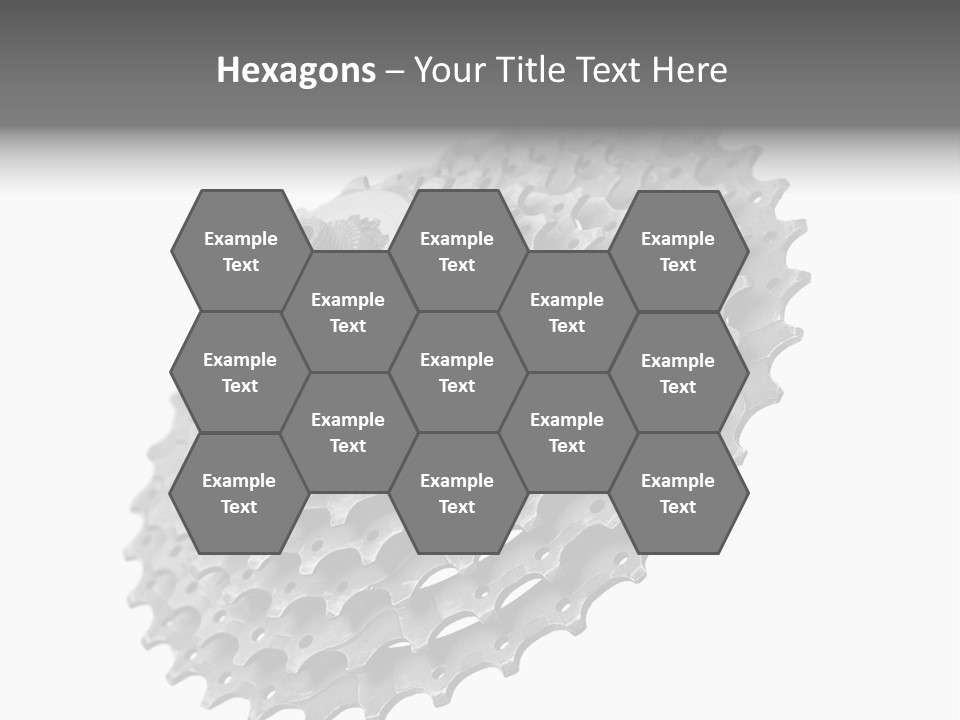 Gear Bike Cogs PowerPoint Template