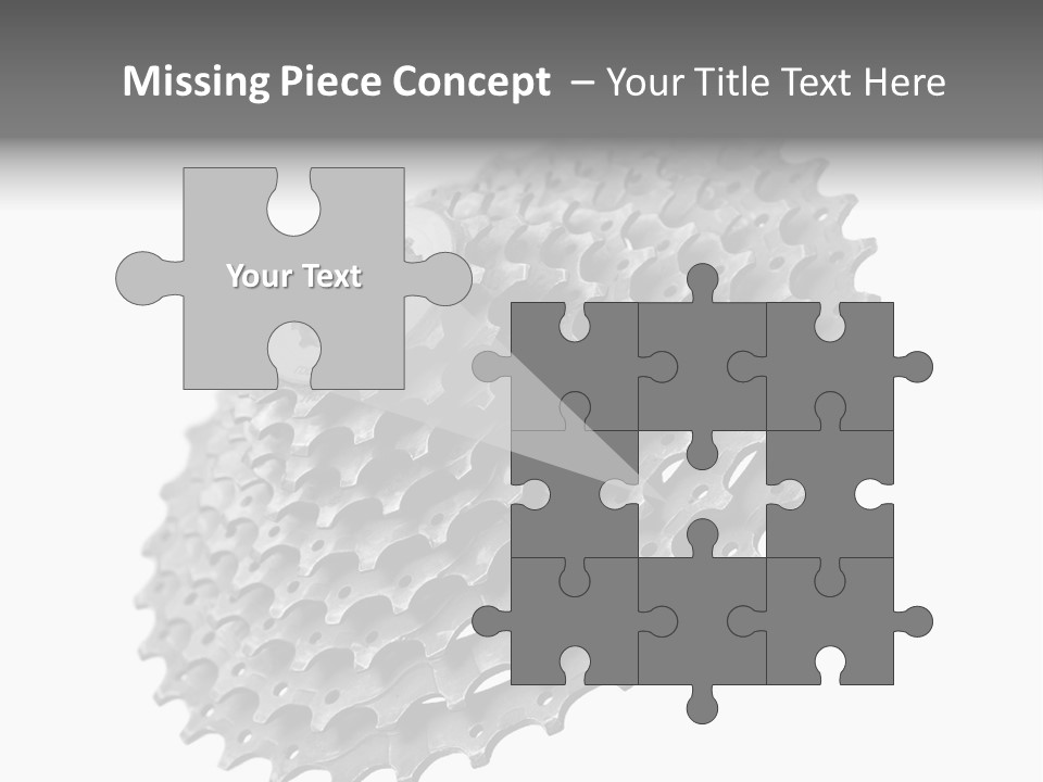 Gear Bike Cogs PowerPoint Template