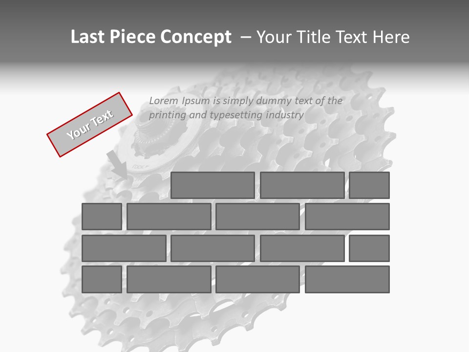 Gear Bike Cogs PowerPoint Template