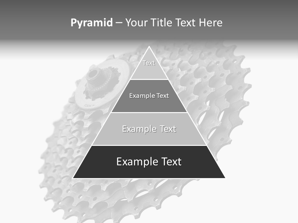 Gear Bike Cogs PowerPoint Template