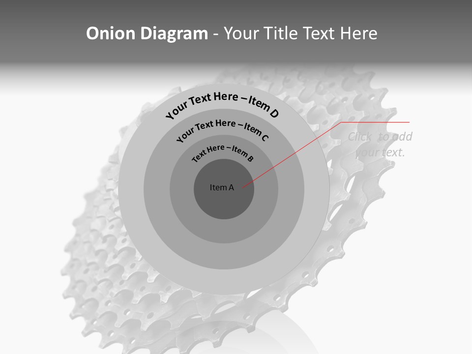 Gear Bike Cogs PowerPoint Template