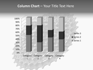 Gear Bike Cogs PowerPoint Template