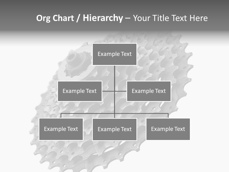 Gear Bike Cogs PowerPoint Template