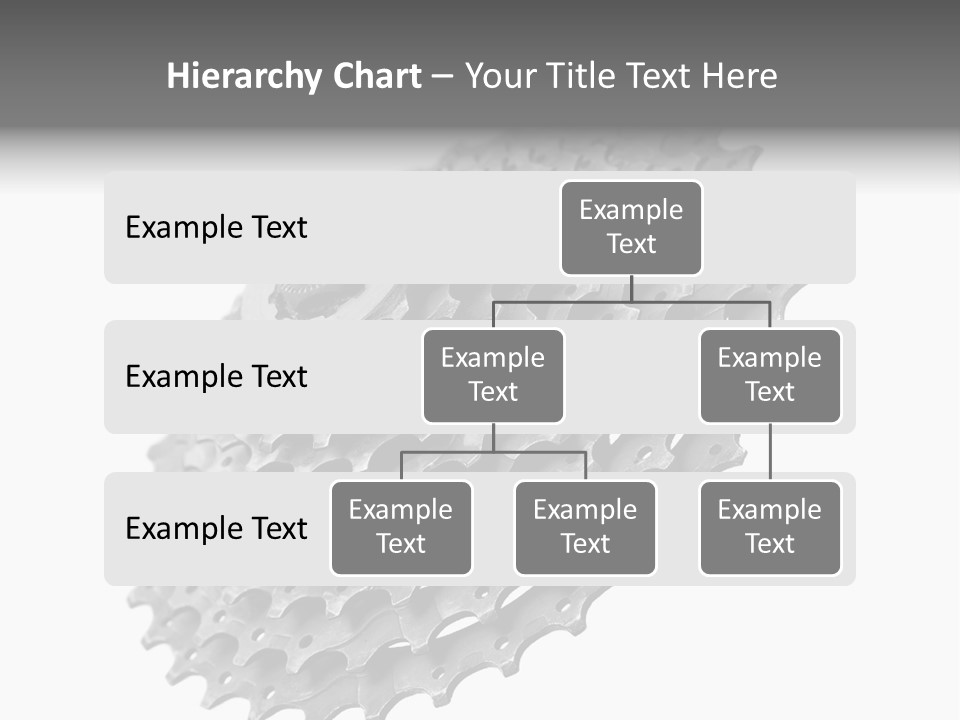 Gear Bike Cogs PowerPoint Template