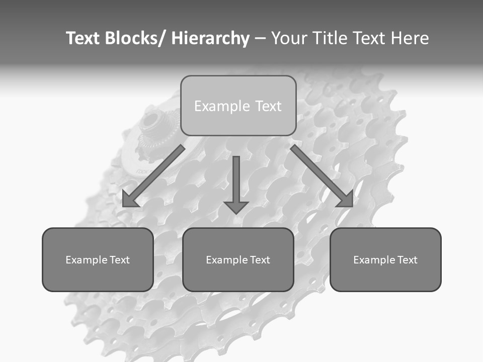 Gear Bike Cogs PowerPoint Template