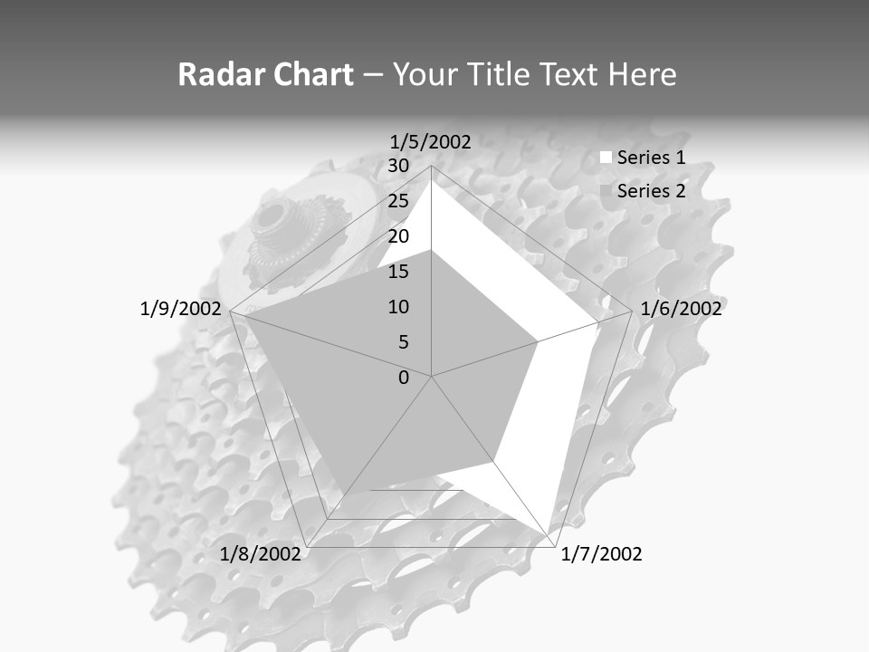 Gear Bike Cogs PowerPoint Template