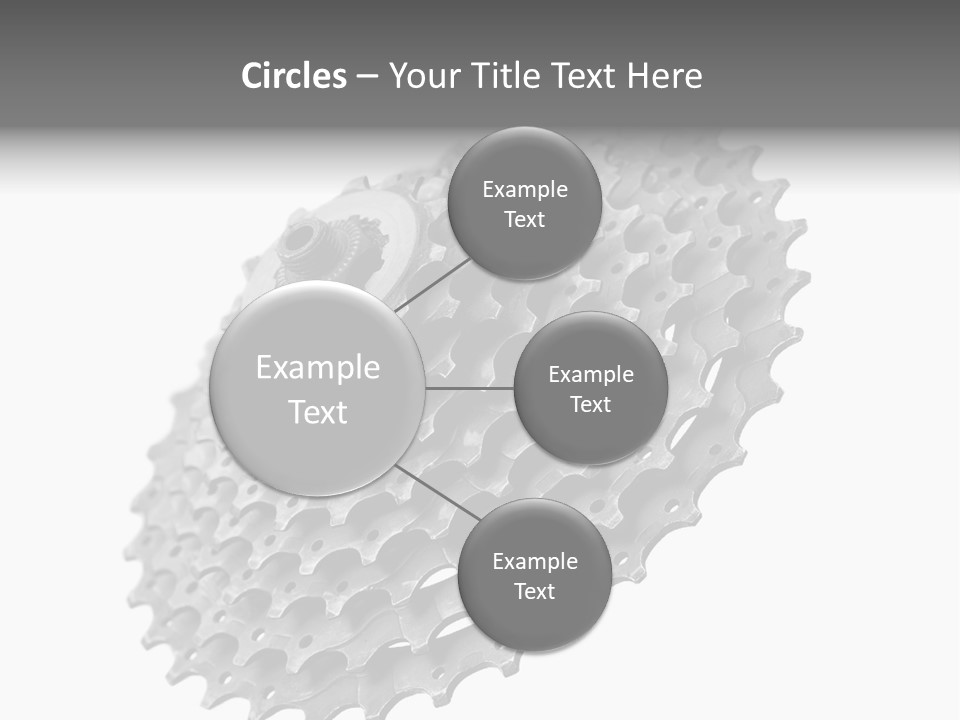 Gear Bike Cogs PowerPoint Template