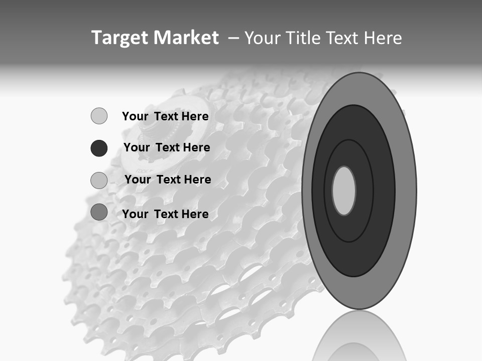 Gear Bike Cogs PowerPoint Template