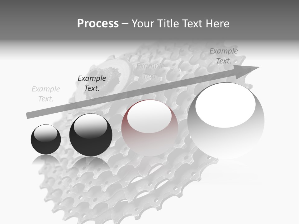 Gear Bike Cogs PowerPoint Template