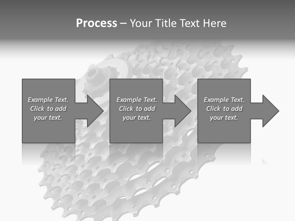 Gear Bike Cogs PowerPoint Template