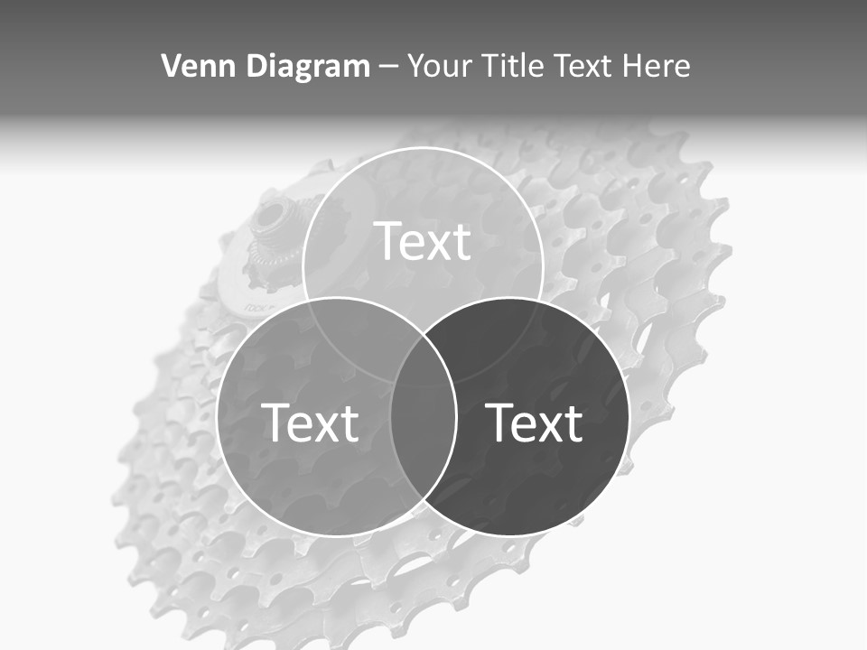 Gear Bike Cogs PowerPoint Template