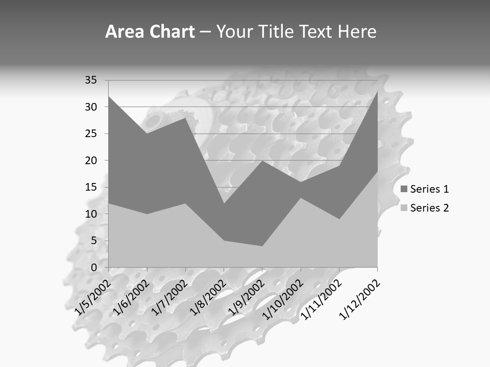 Gear Bike Cogs PowerPoint Template