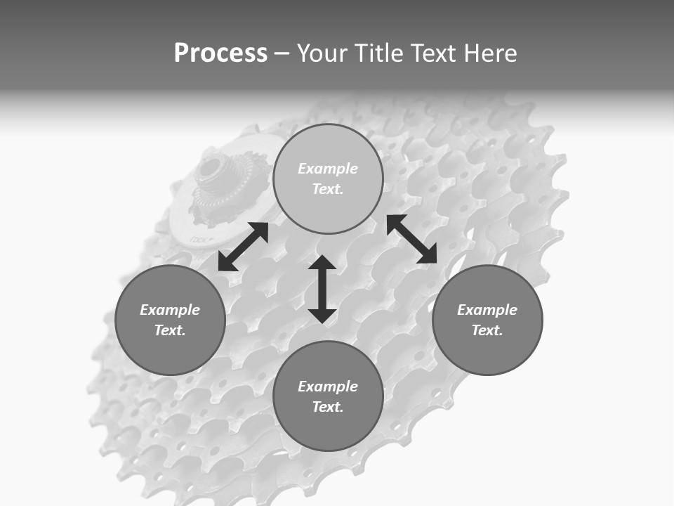 Gear Bike Cogs PowerPoint Template