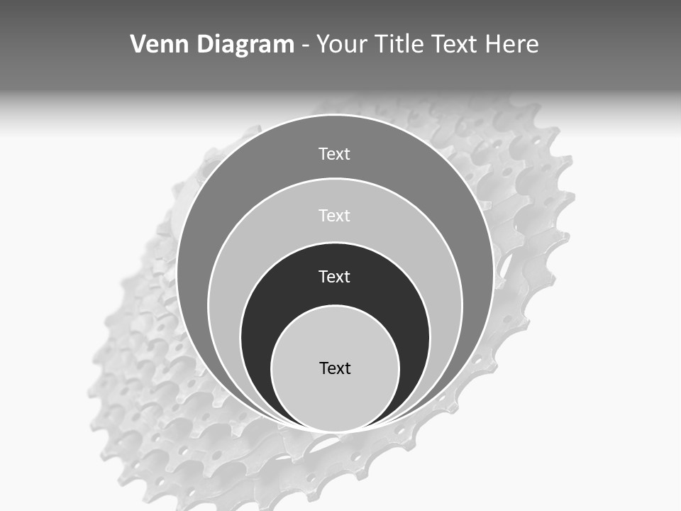 Gear Bike Cogs PowerPoint Template