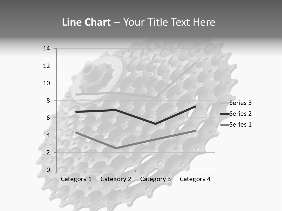 Gear Bike Cogs PowerPoint Template