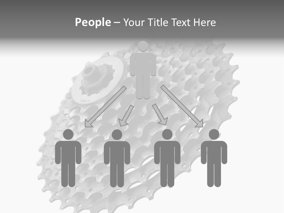 Gear Bike Cogs PowerPoint Template