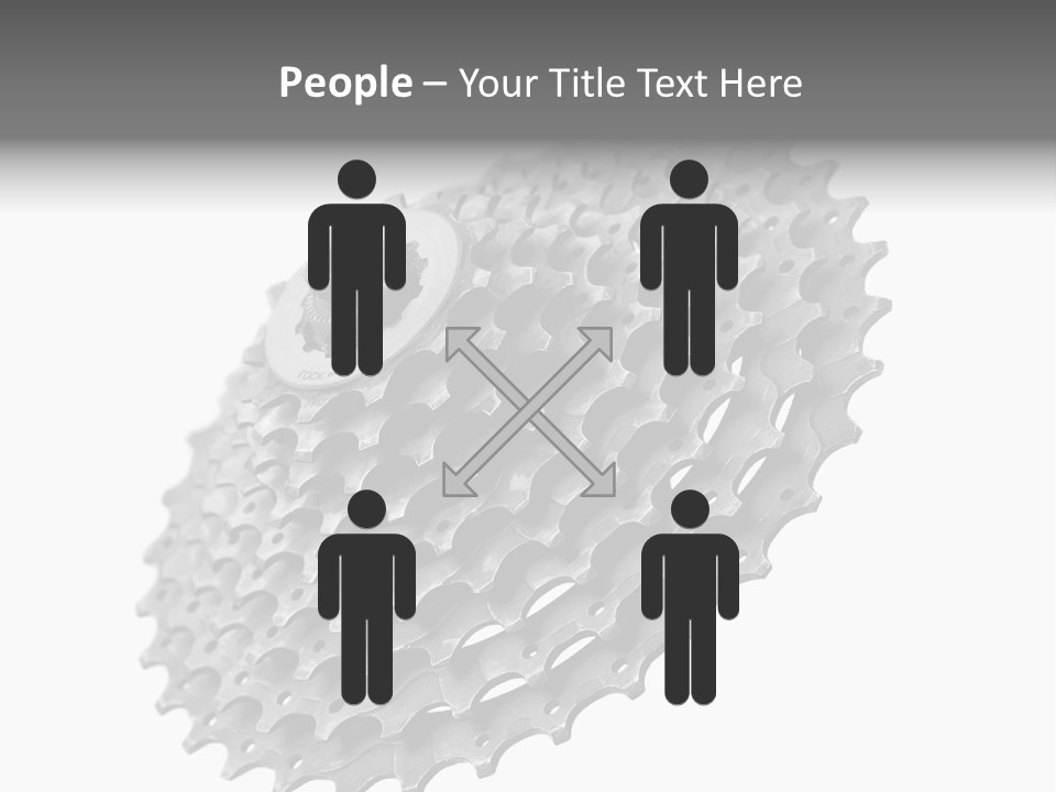 Gear Bike Cogs PowerPoint Template