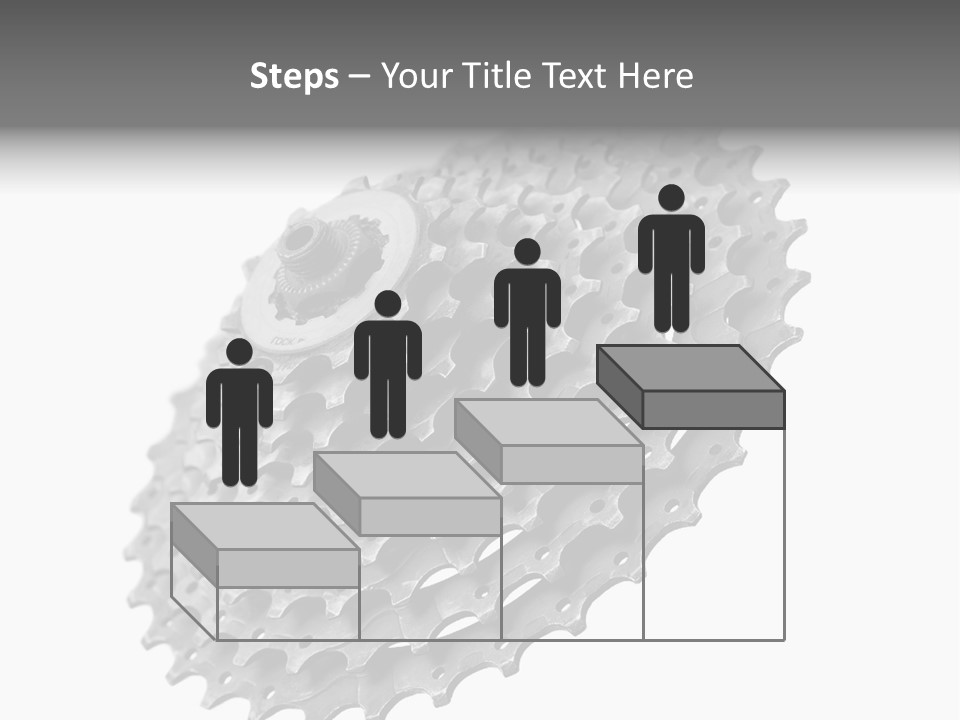 Gear Bike Cogs PowerPoint Template